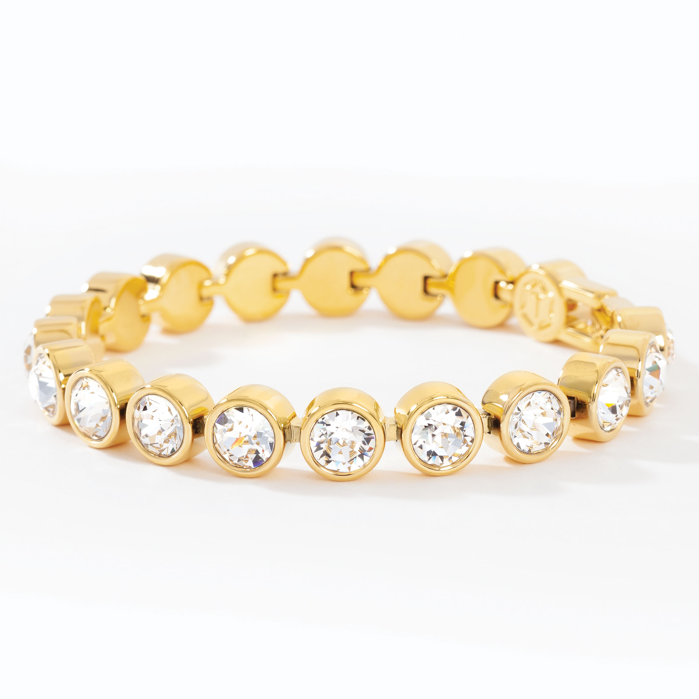 Golden Crystal Ice Bracelet
